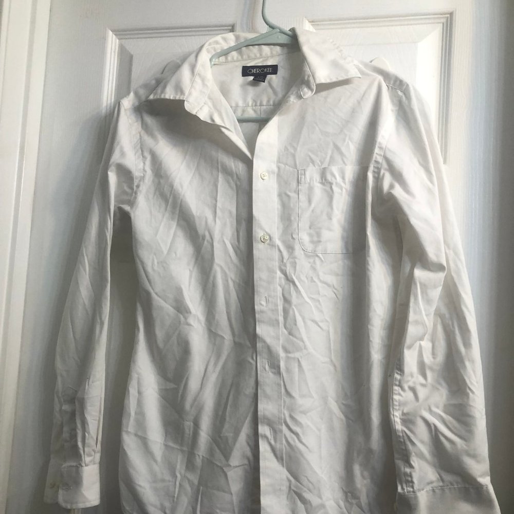 White Button Down Blouse